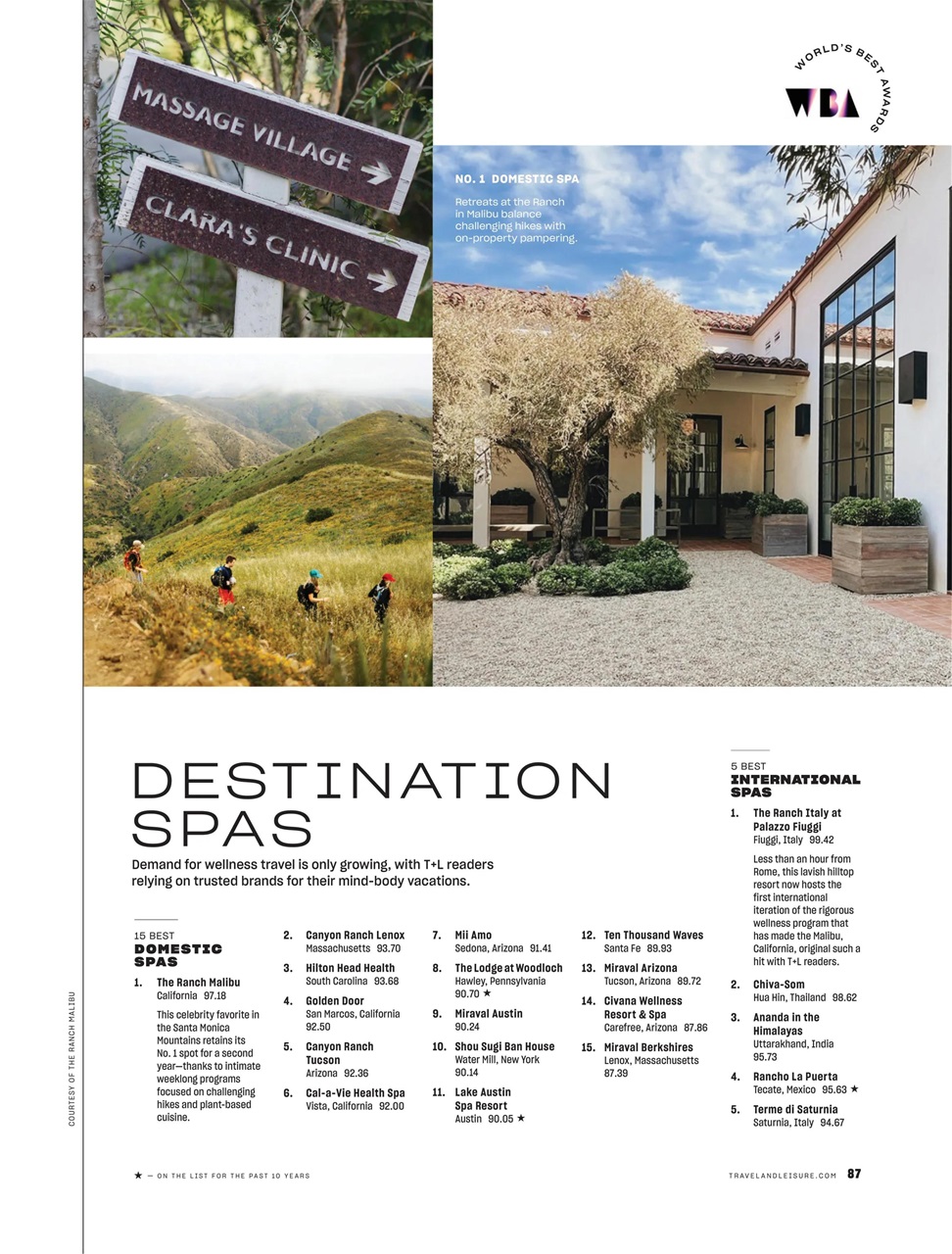 Travel + Leisure Preview Pages