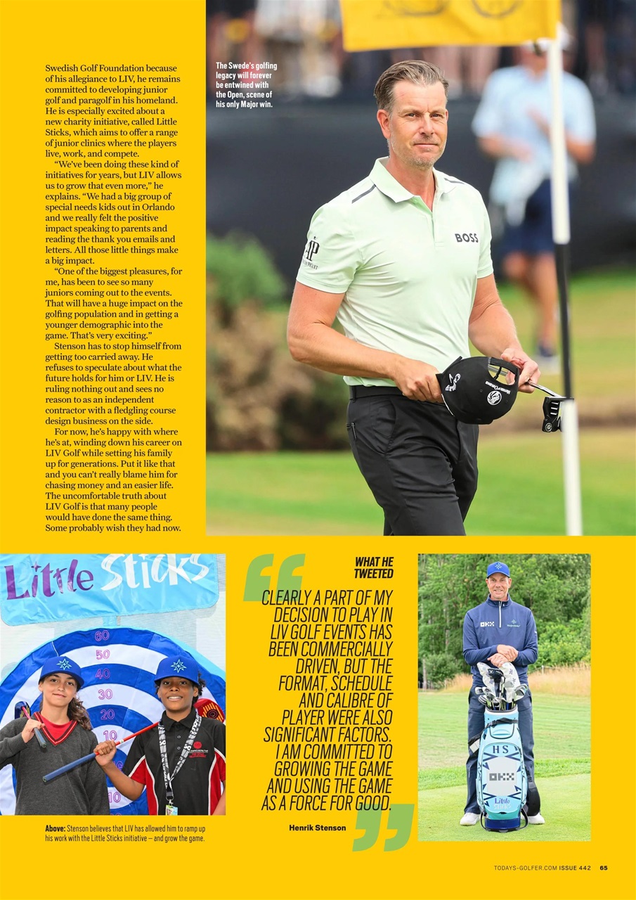 Today's Golfer Preview Pages