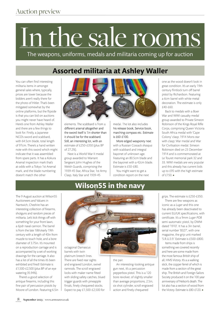 The Armourer Preview Pages