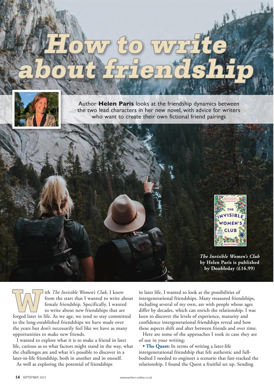 Writing Magazine Preview Pages