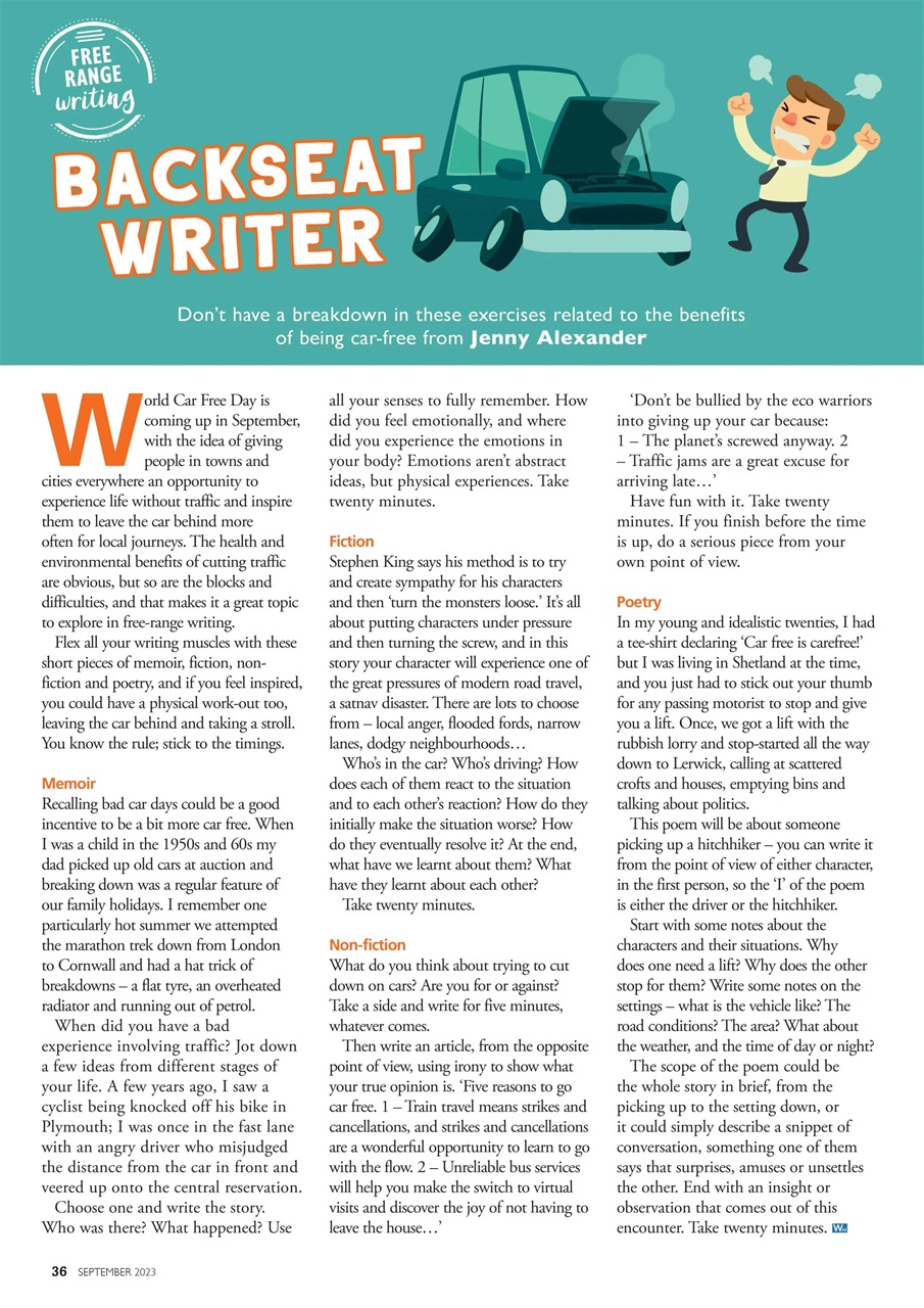 Writing Magazine Preview Pages
