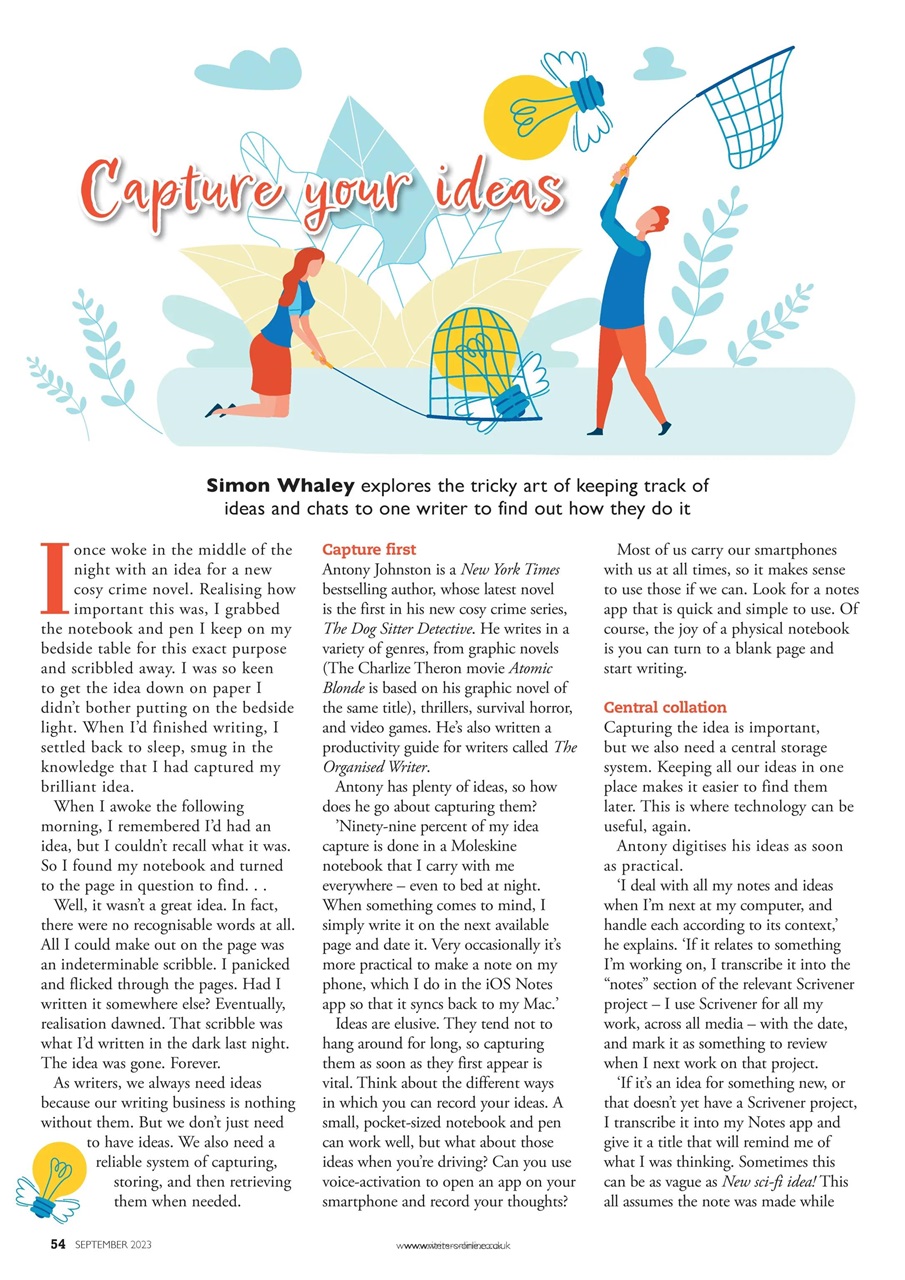 Writing Magazine Preview Pages