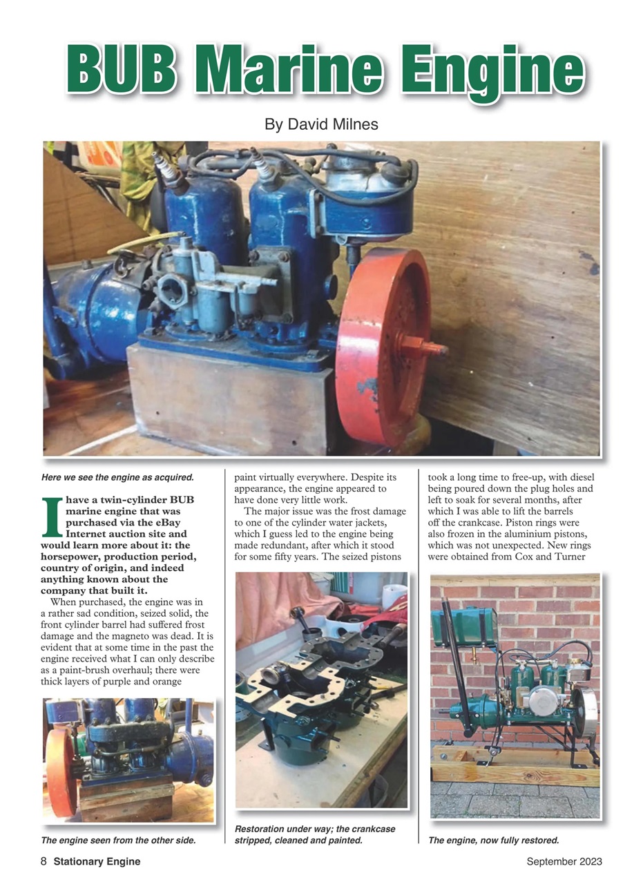 Stationary Engine Preview Pages