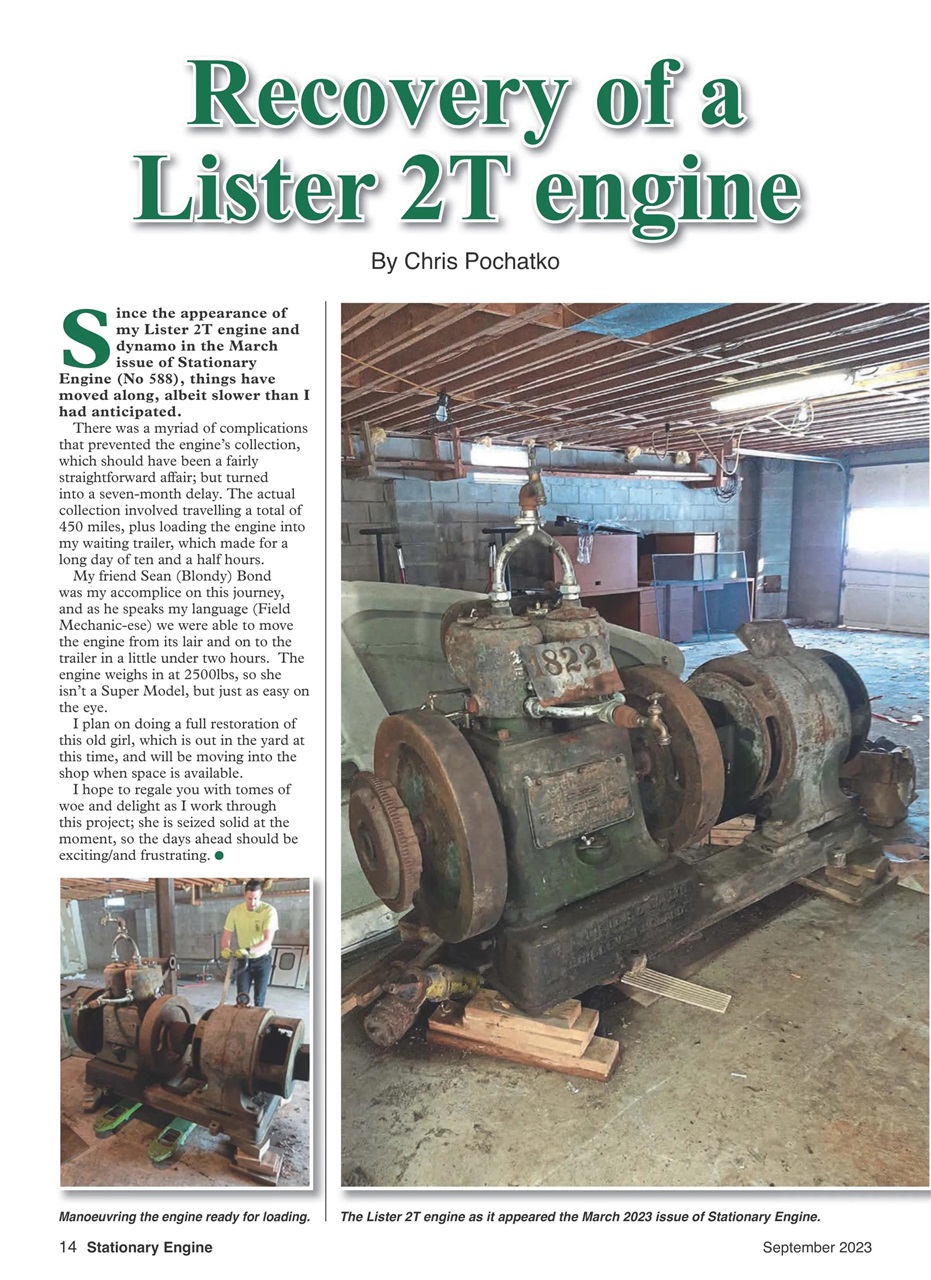 Stationary Engine Preview Pages
