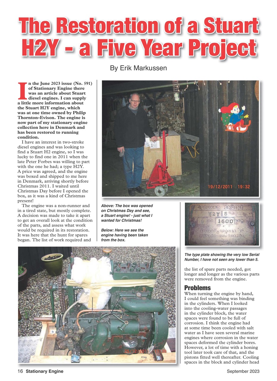 Stationary Engine Preview Pages