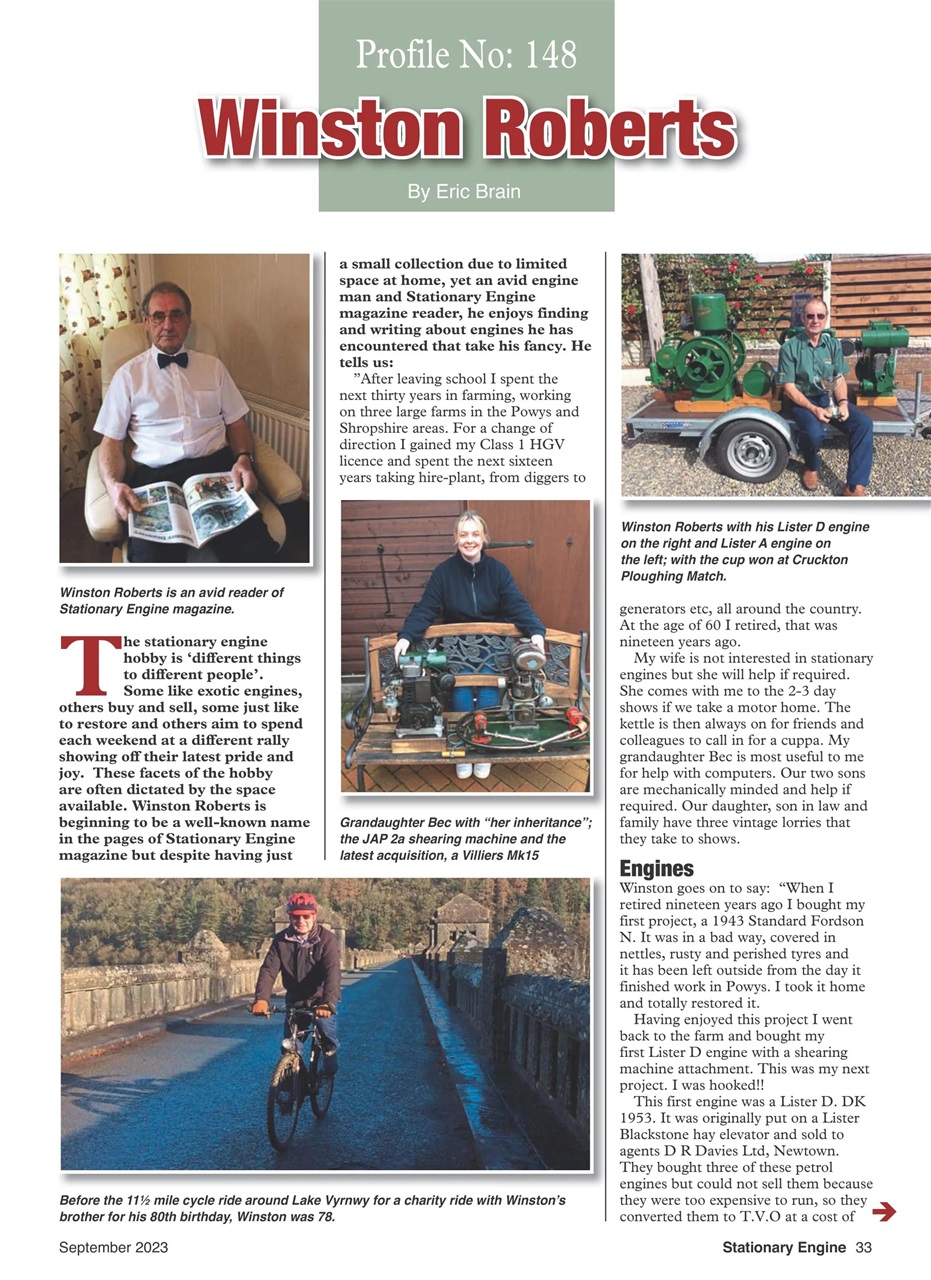 Stationary Engine Preview Pages