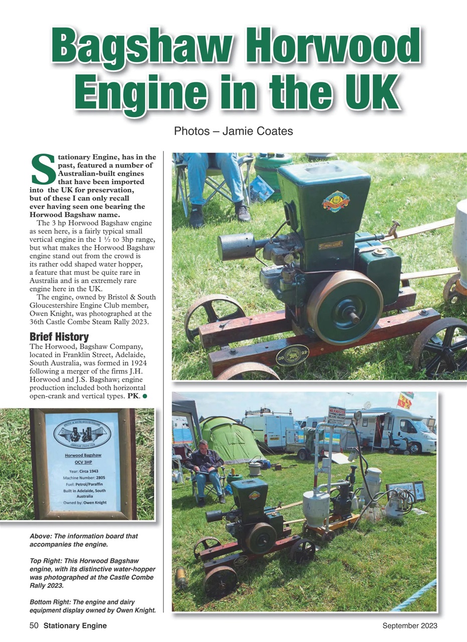 Stationary Engine Preview Pages