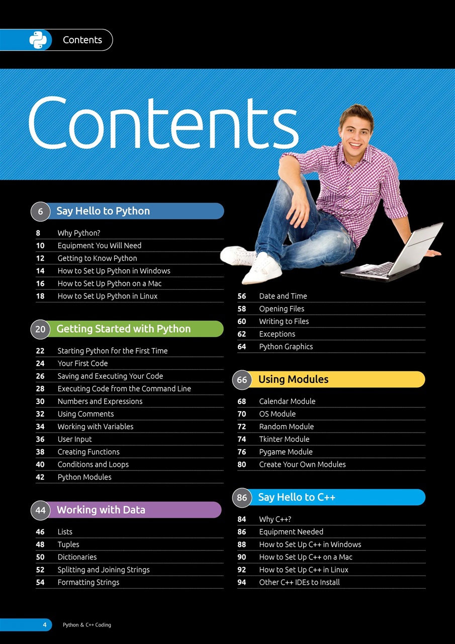 Python & C++ The Complete Manual Preview Pages
