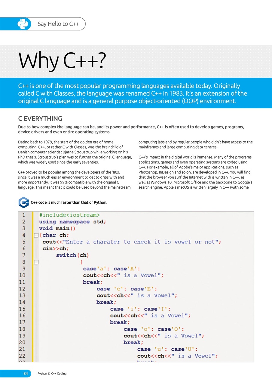Python & C++ The Complete Manual Preview Pages