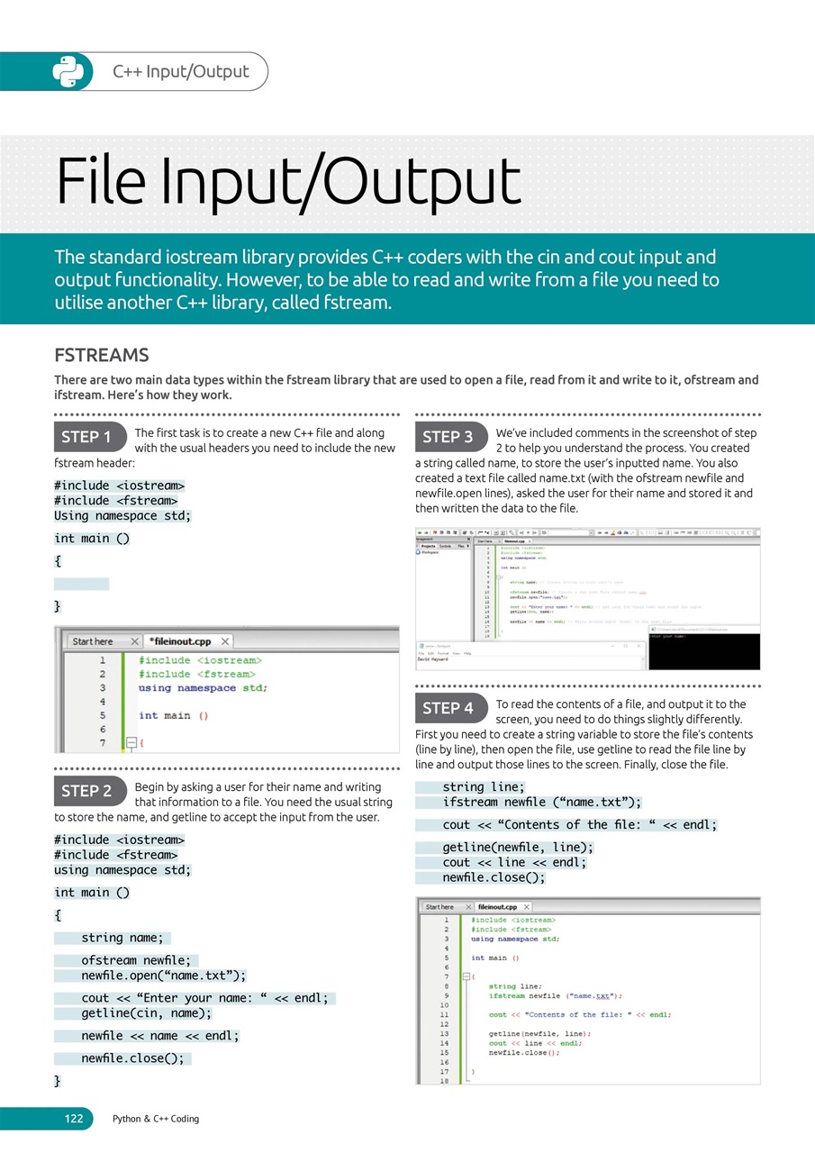 Python & C++ The Complete Manual Preview Pages