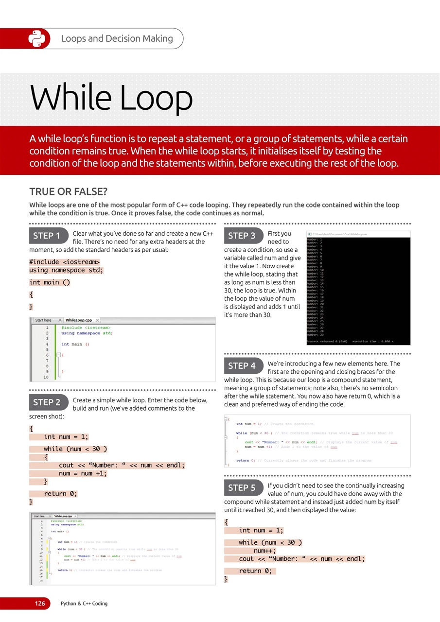 Python & C++ The Complete Manual Preview Pages