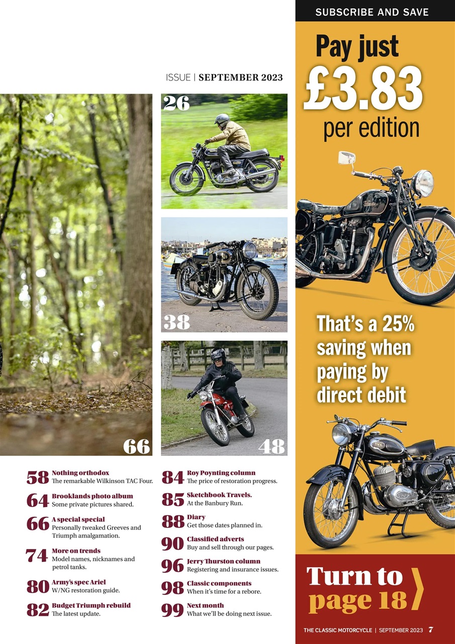 The Classic MotorCycle Preview Pages