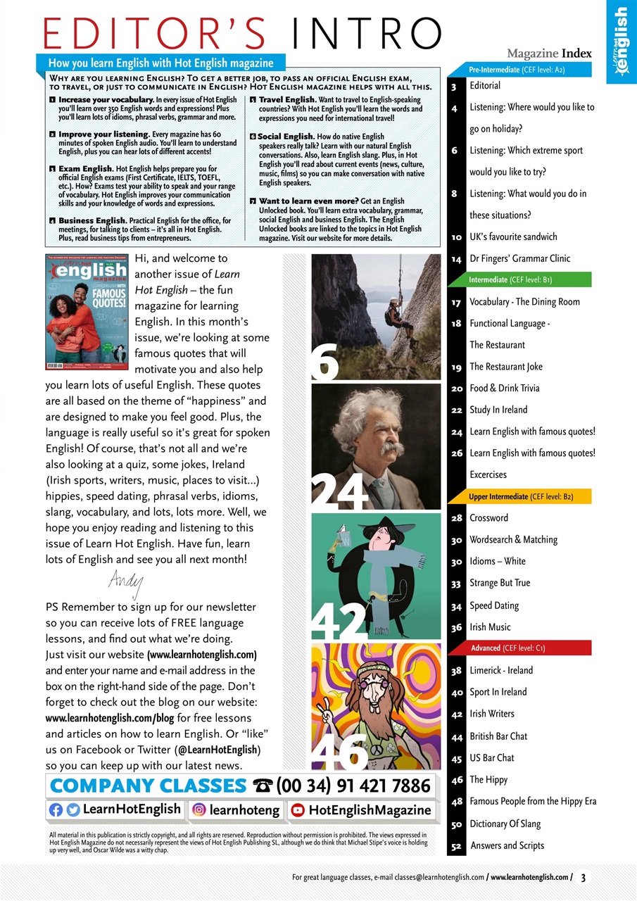 Learn Hot English Preview Pages