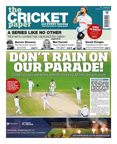 The Cricket Paper issue 23rd July 2023