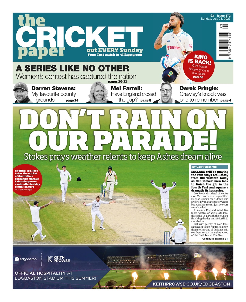The Cricket Paper Preview Pages