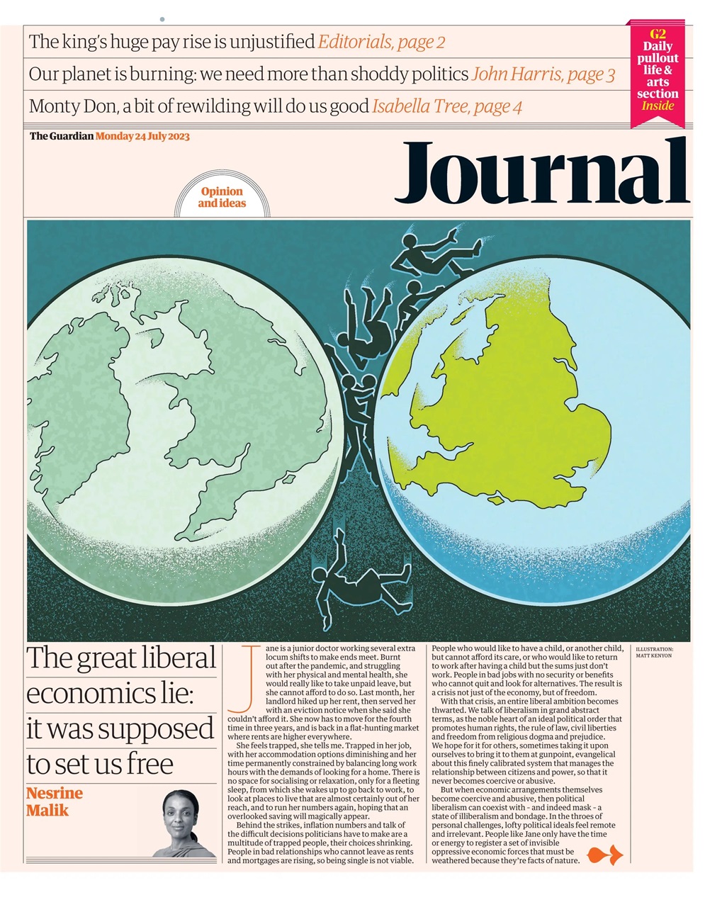 The Guardian Newspaper Preview Pages