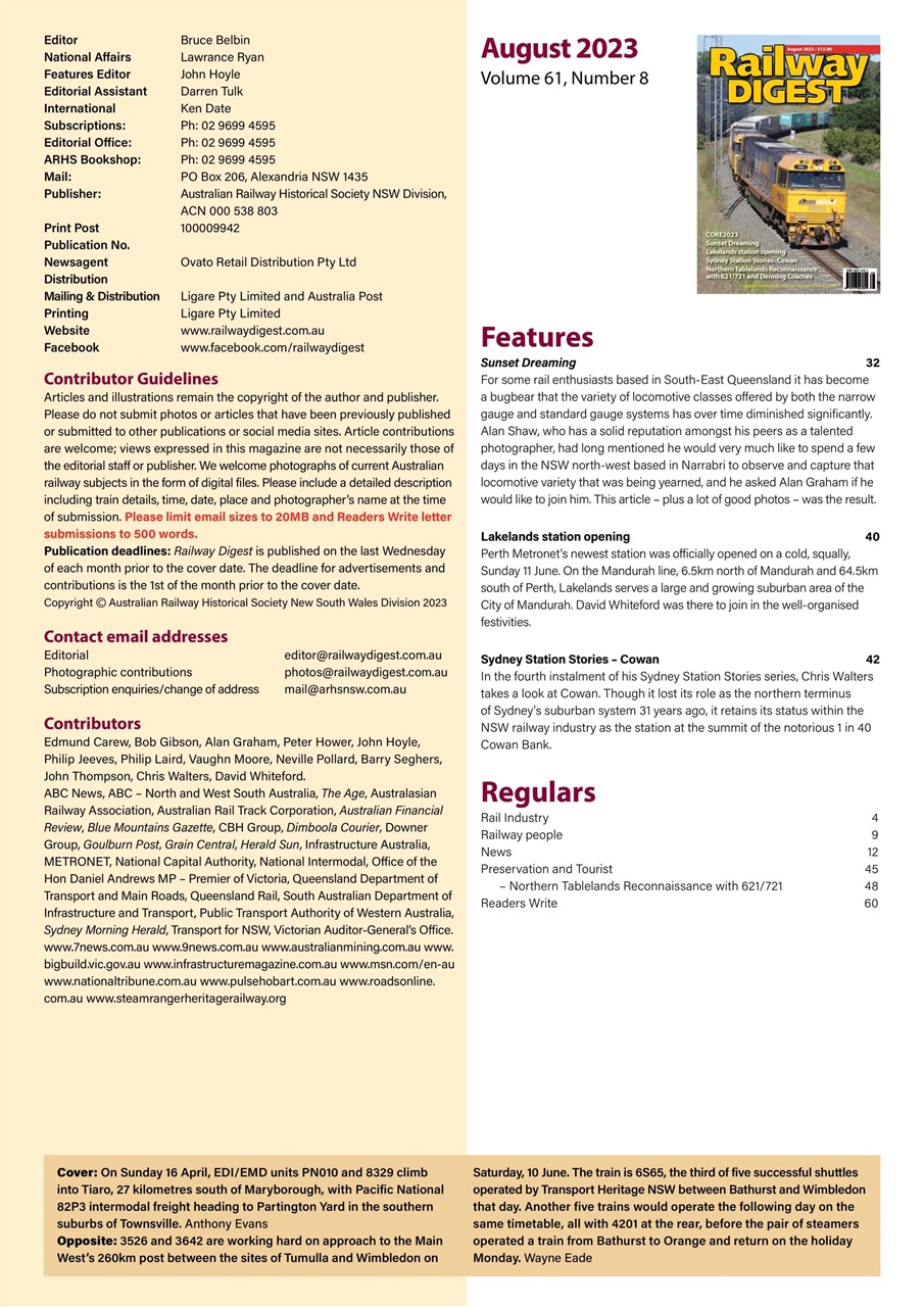 Railway Digest Preview Pages