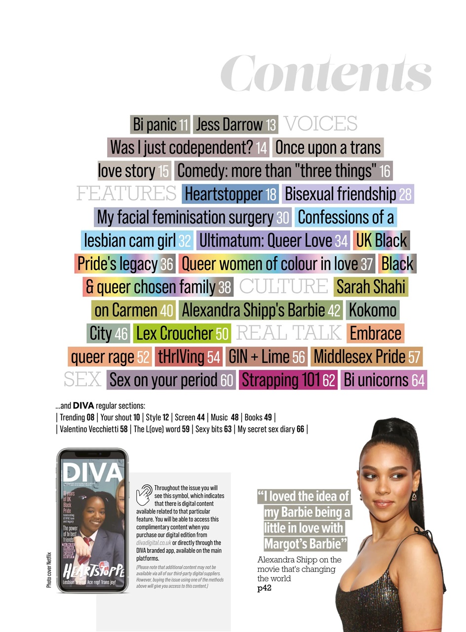 DIVA Magazine Preview Pages