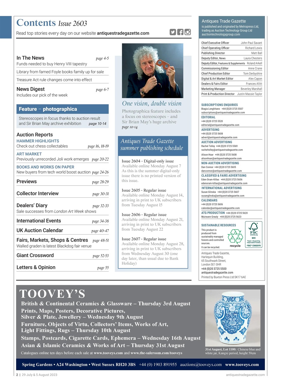 Antiques Trade Gazette Preview Pages