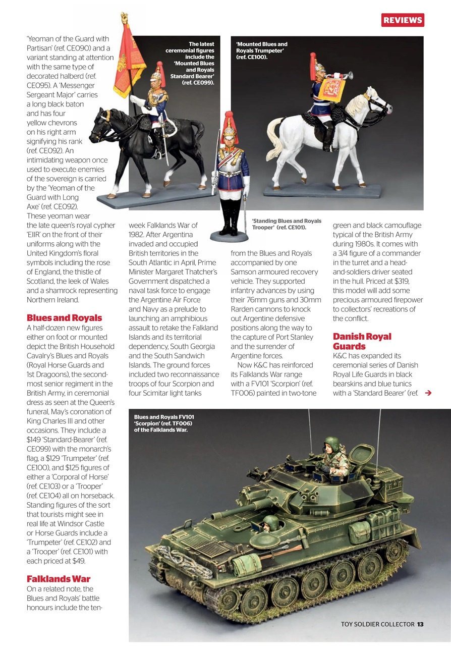 Toy Soldier Collector and Historical Figures Preview Pages