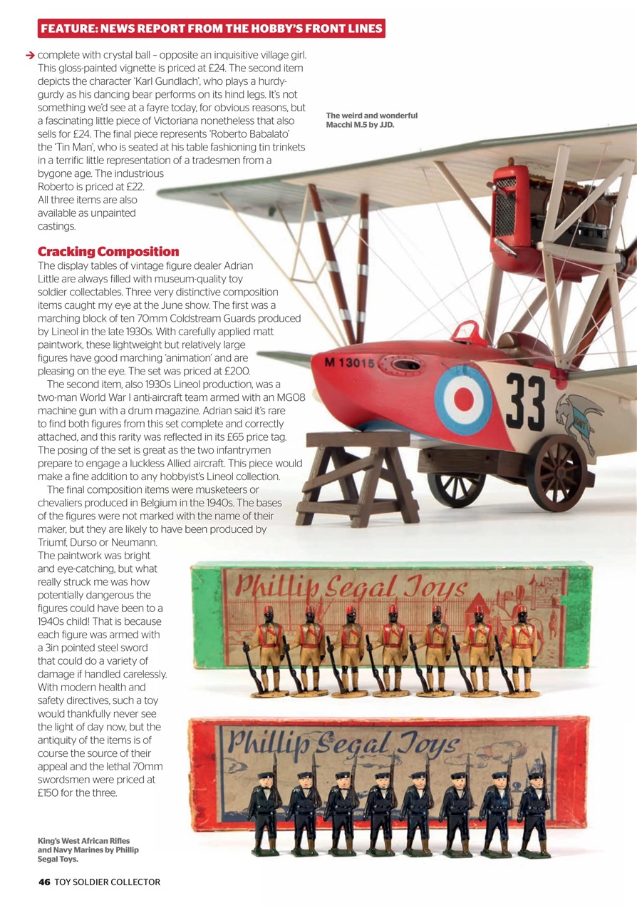 Toy Soldier Collector and Historical Figures Preview Pages