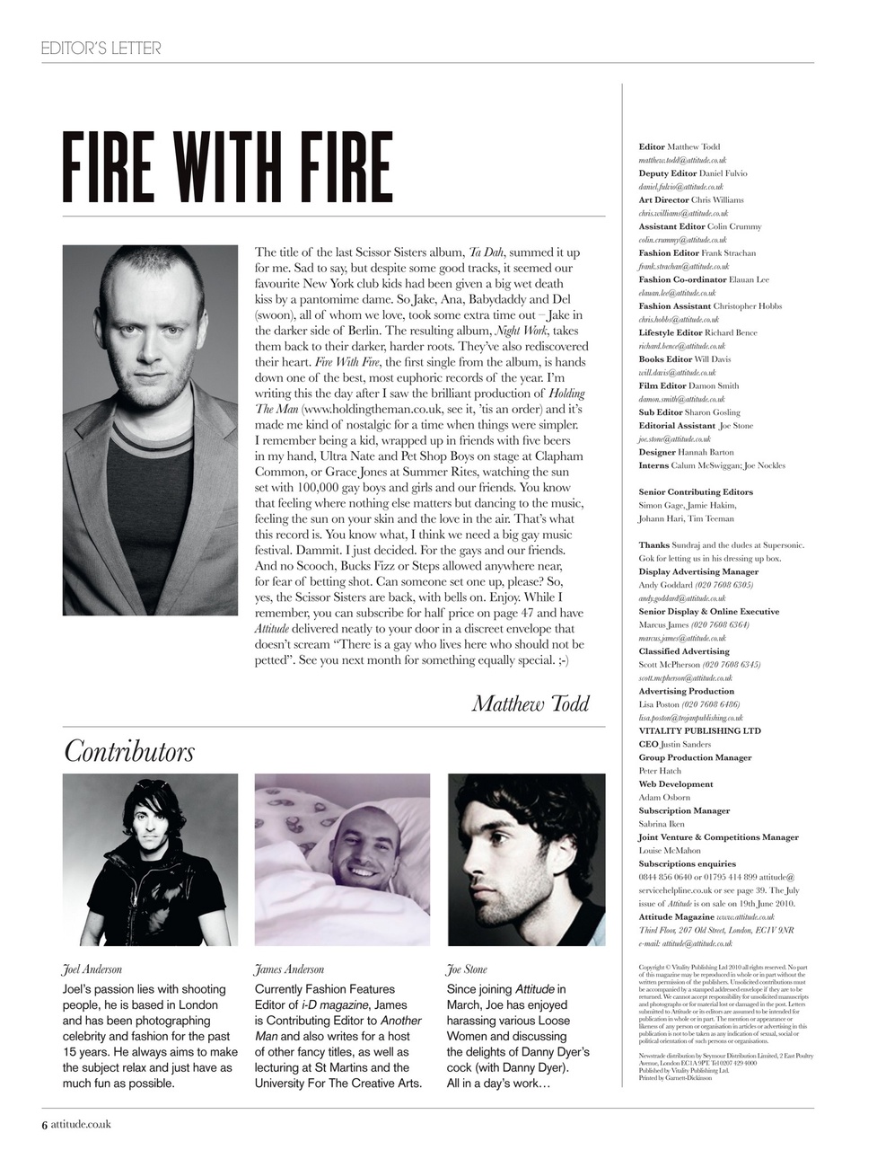 Attitude Preview Pages