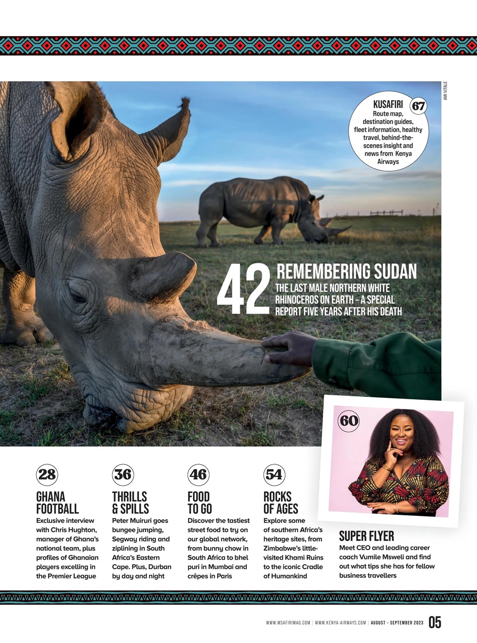 MSAFIRI – Kenya Airways Inflight Preview Pages