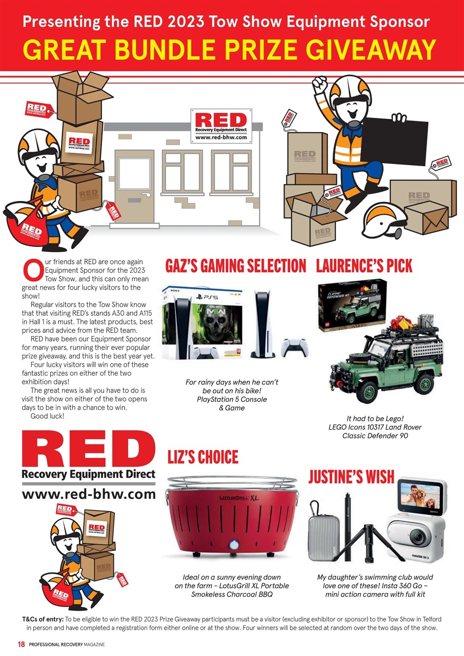 Professional Recovery Magazine Preview Pages