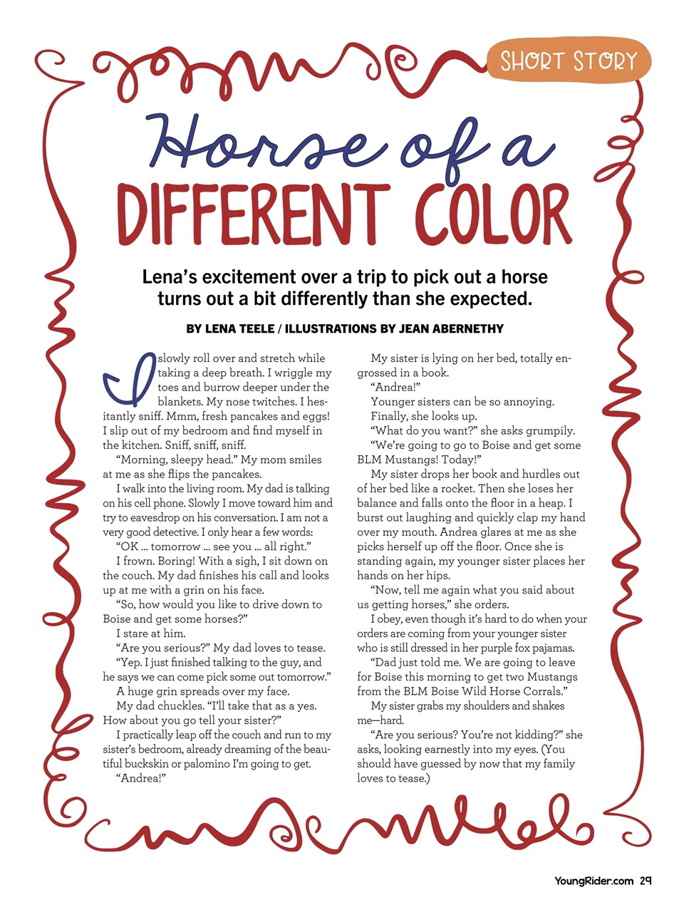 Young Rider Magazine Preview Pages