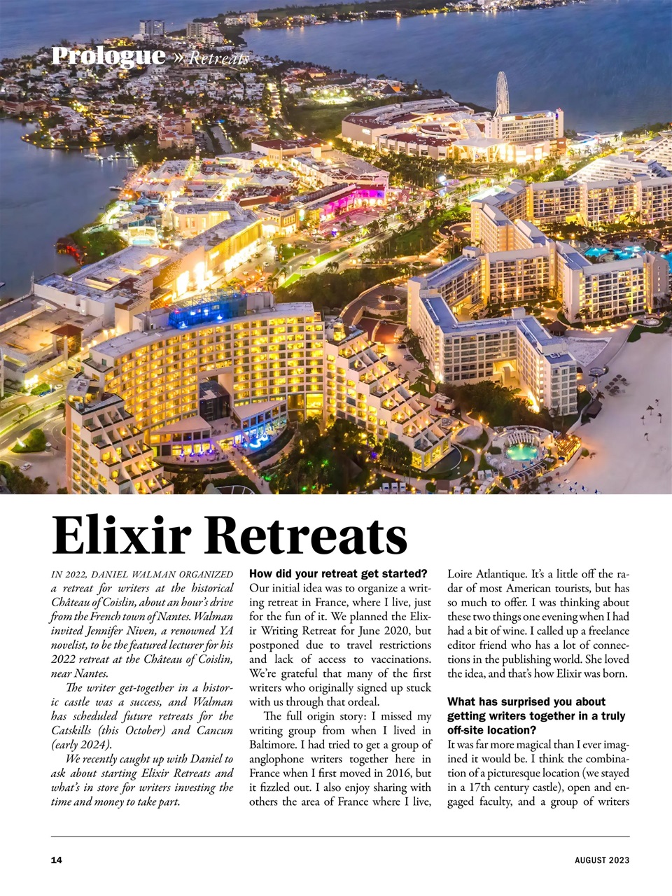 The Writer Preview Pages