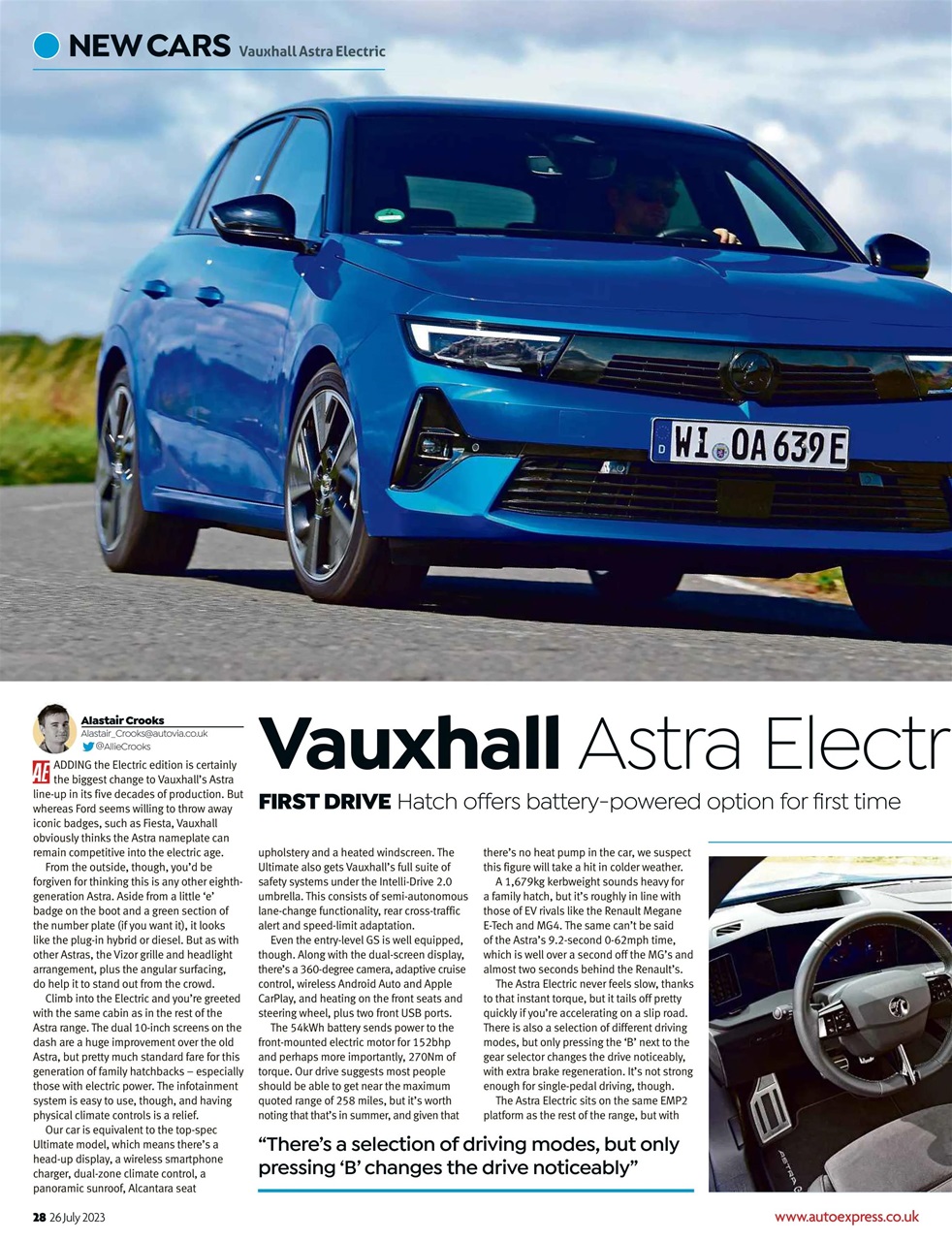 Auto Express Preview Pages