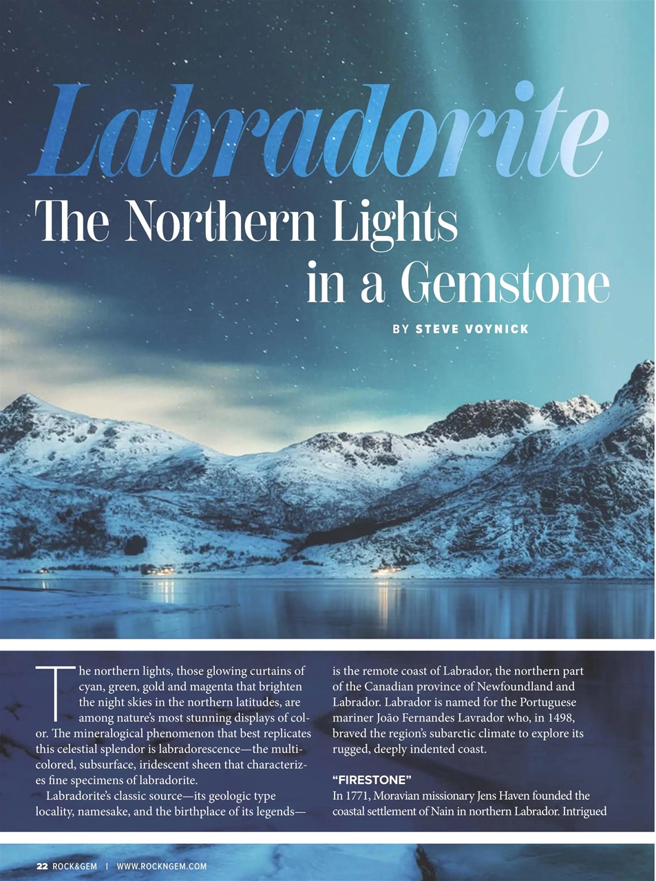 Rock&Gem Magazine Preview Pages