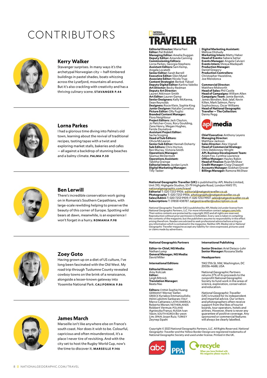 National Geographic Traveller UK Preview Pages