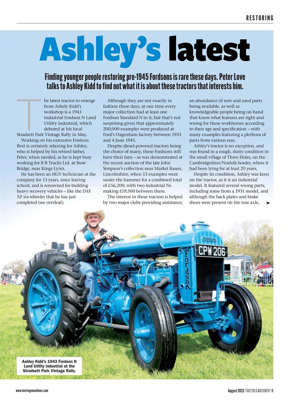 Tractor & Machinery Preview Pages
