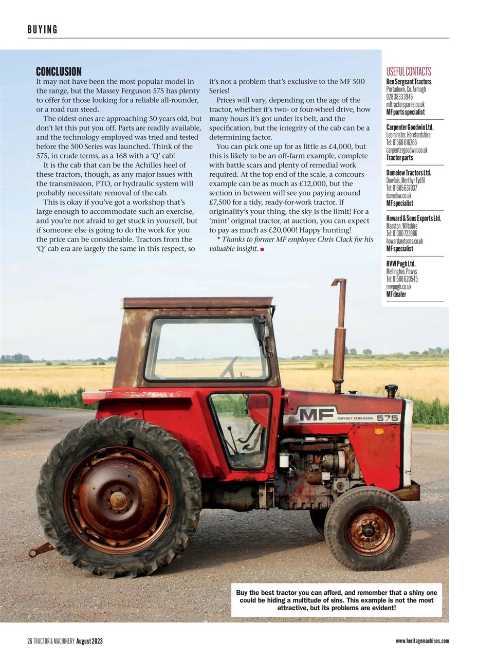 Tractor & Machinery Preview Pages