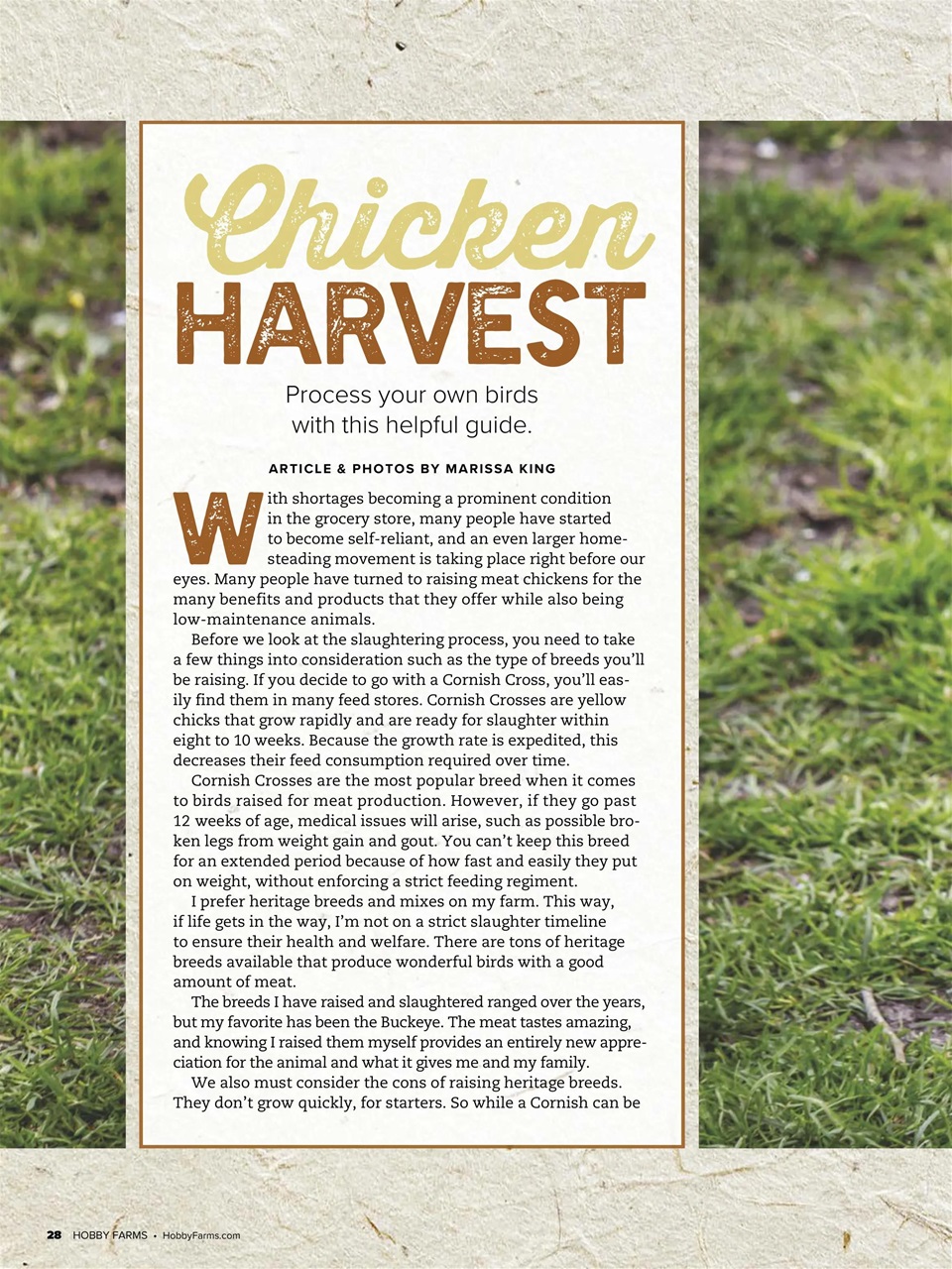Hobby Farms Magazine Preview Pages