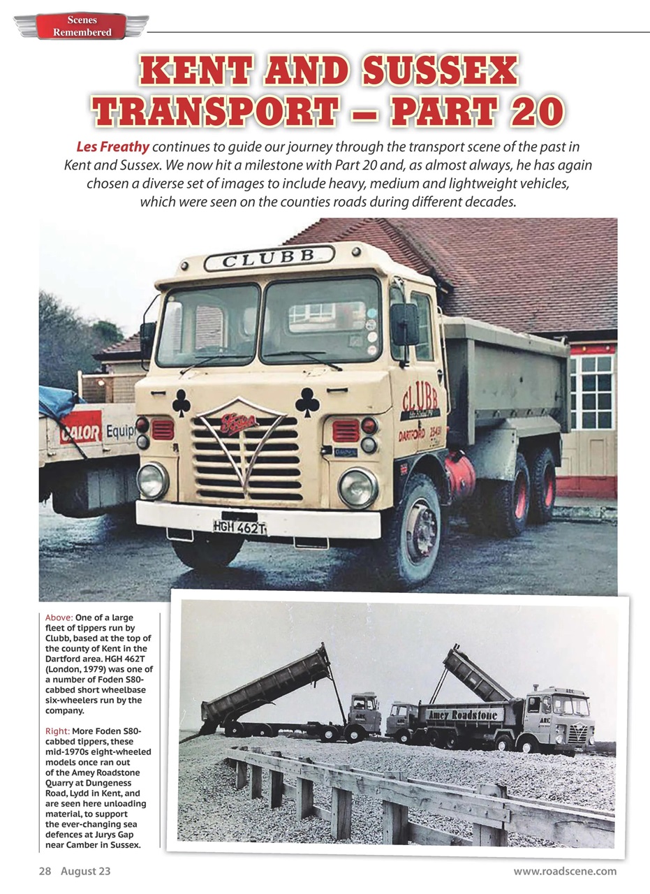 Vintage Roadscene Preview Pages