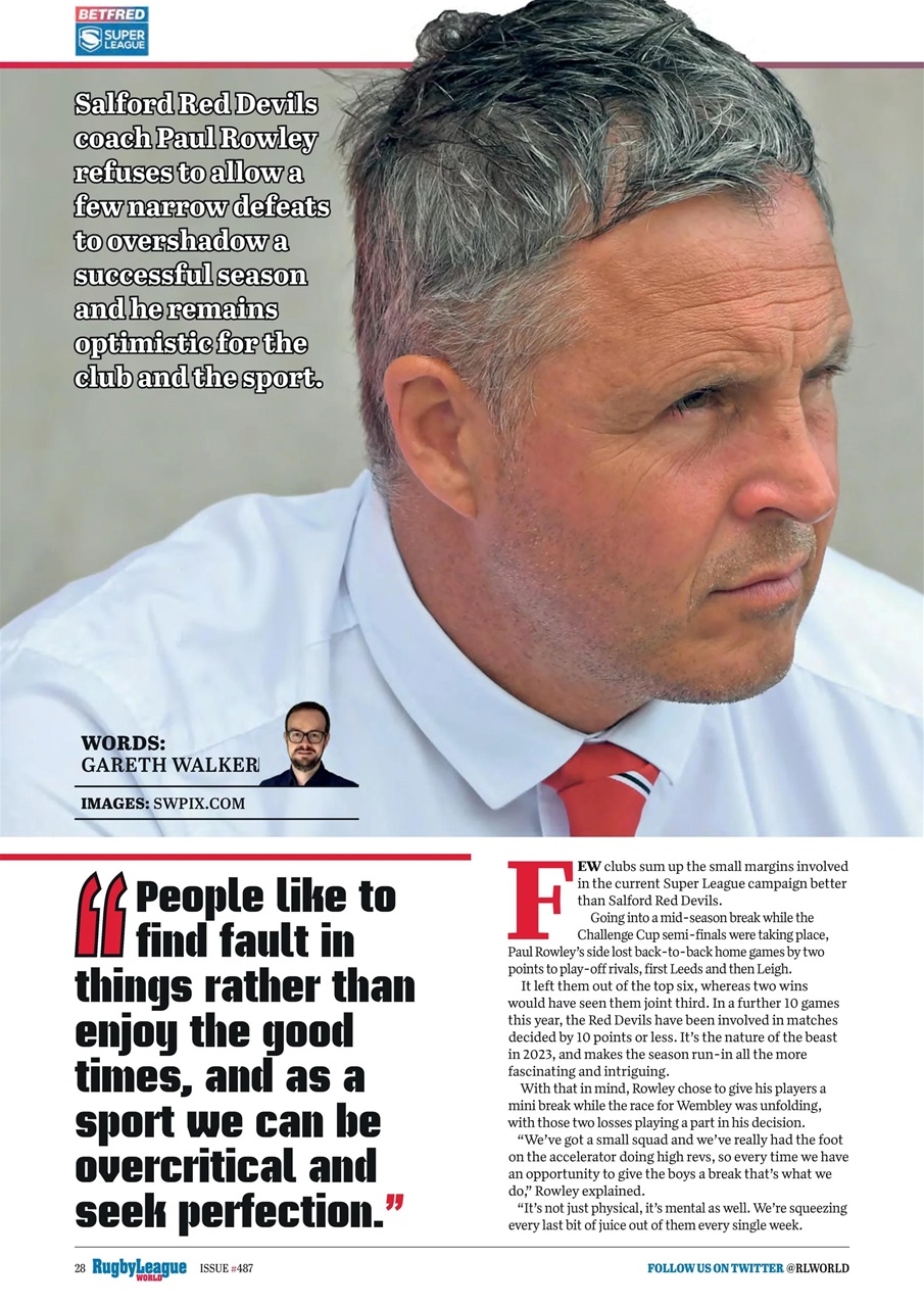 Rugby League World Preview Pages