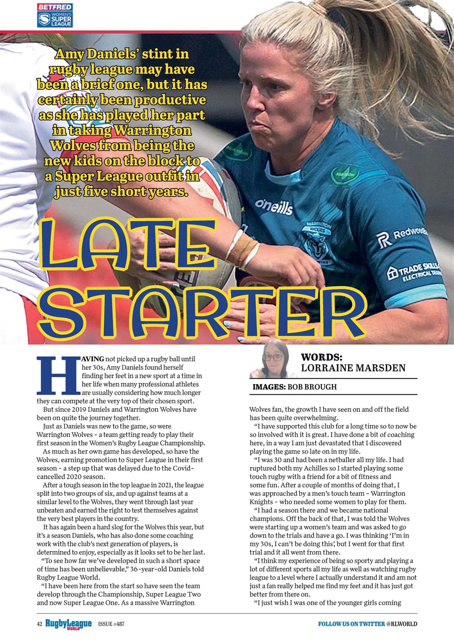 Rugby League World Preview Pages