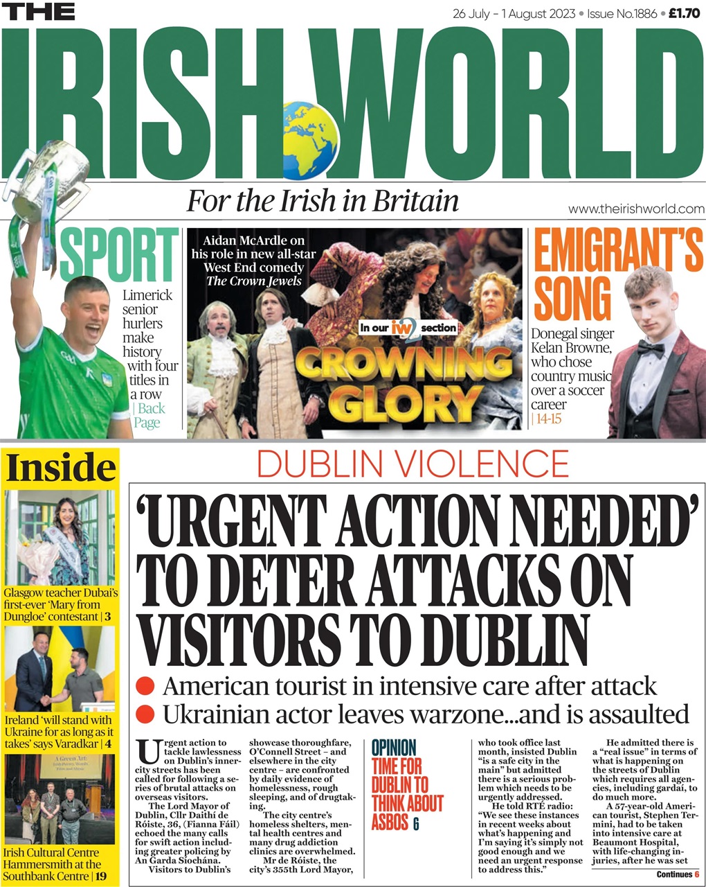 Irish World Preview Pages