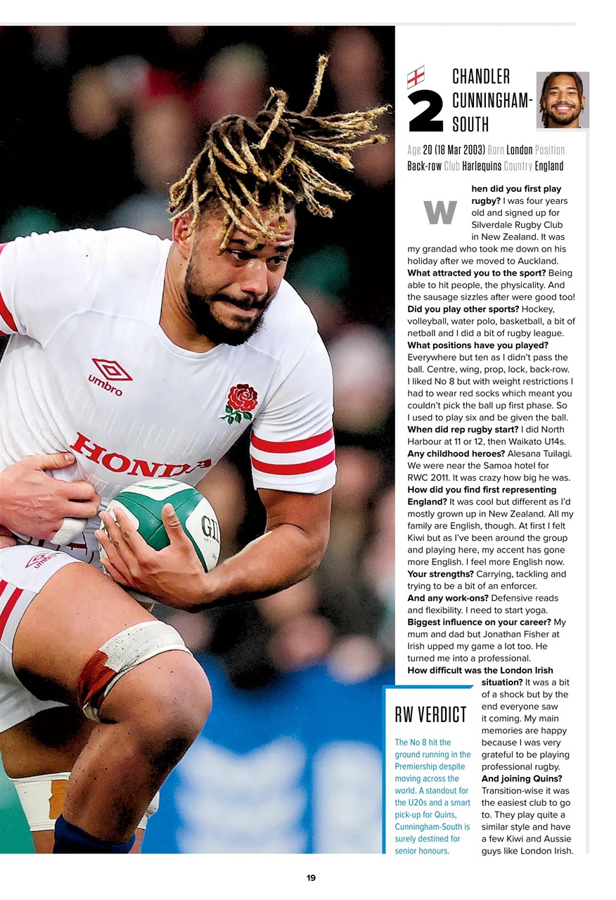 Rugby World Preview Pages