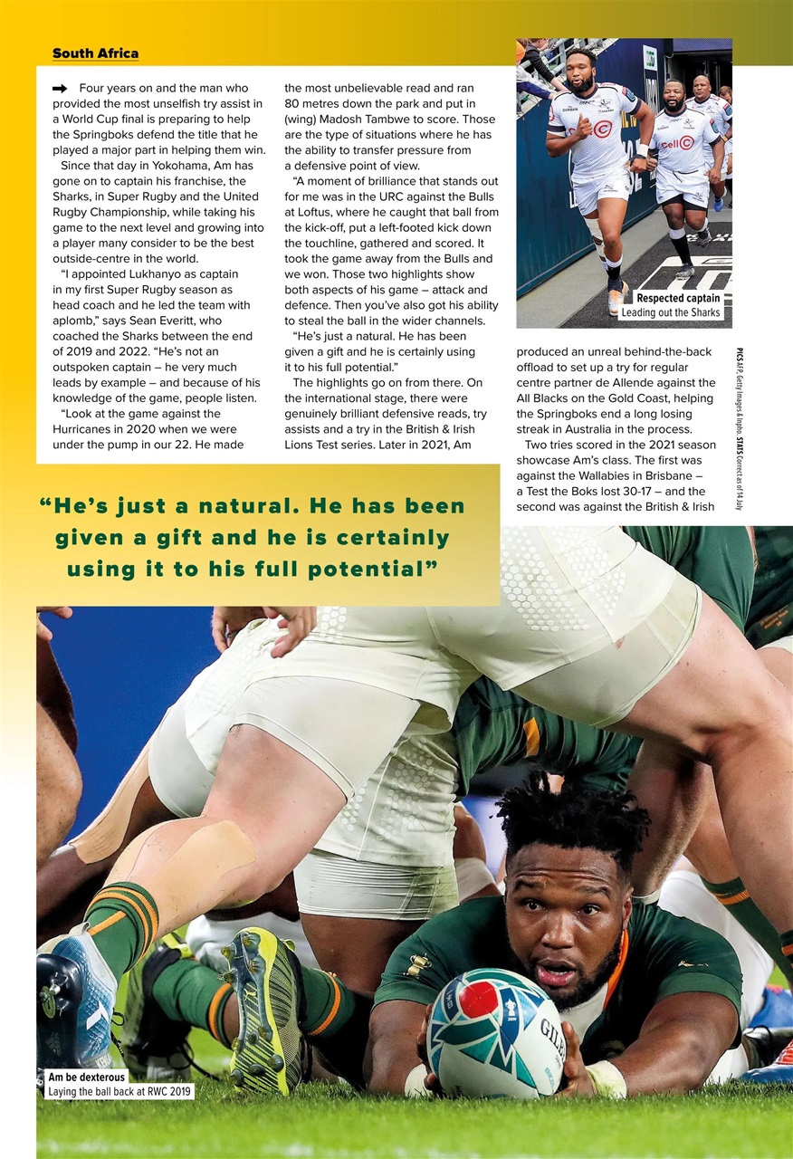 Rugby World Preview Pages
