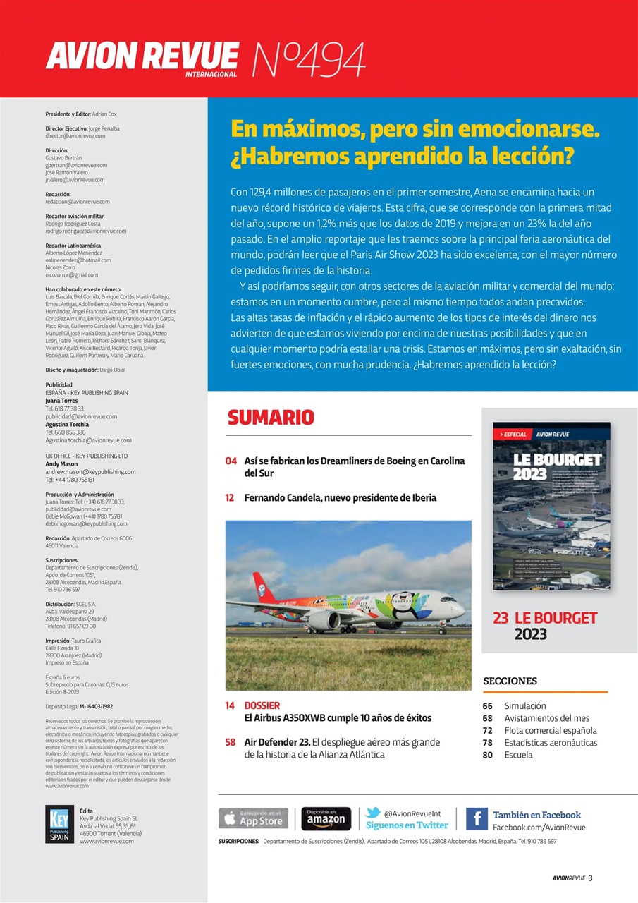 Avion Revue Internacional Preview Pages