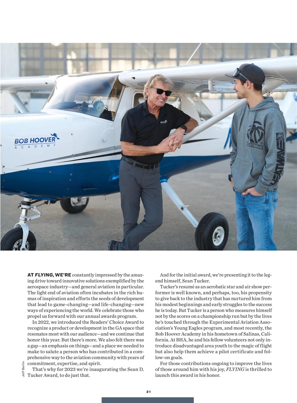 FLYING Magazine Preview Pages