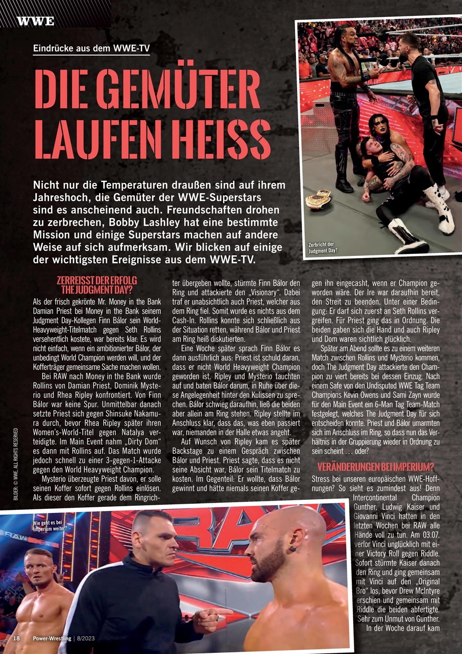 Power-Wrestling Preview Pages