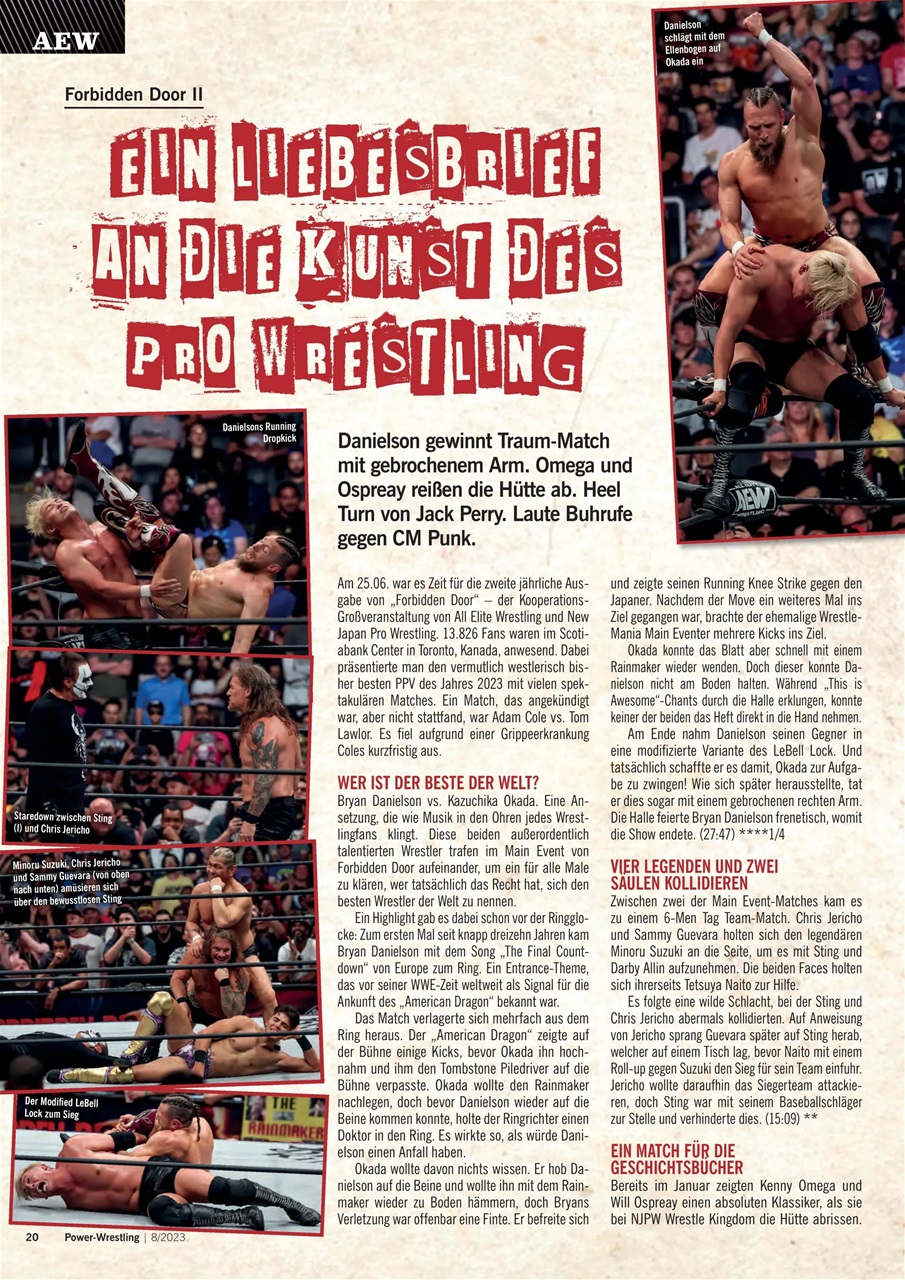 Power-Wrestling Preview Pages