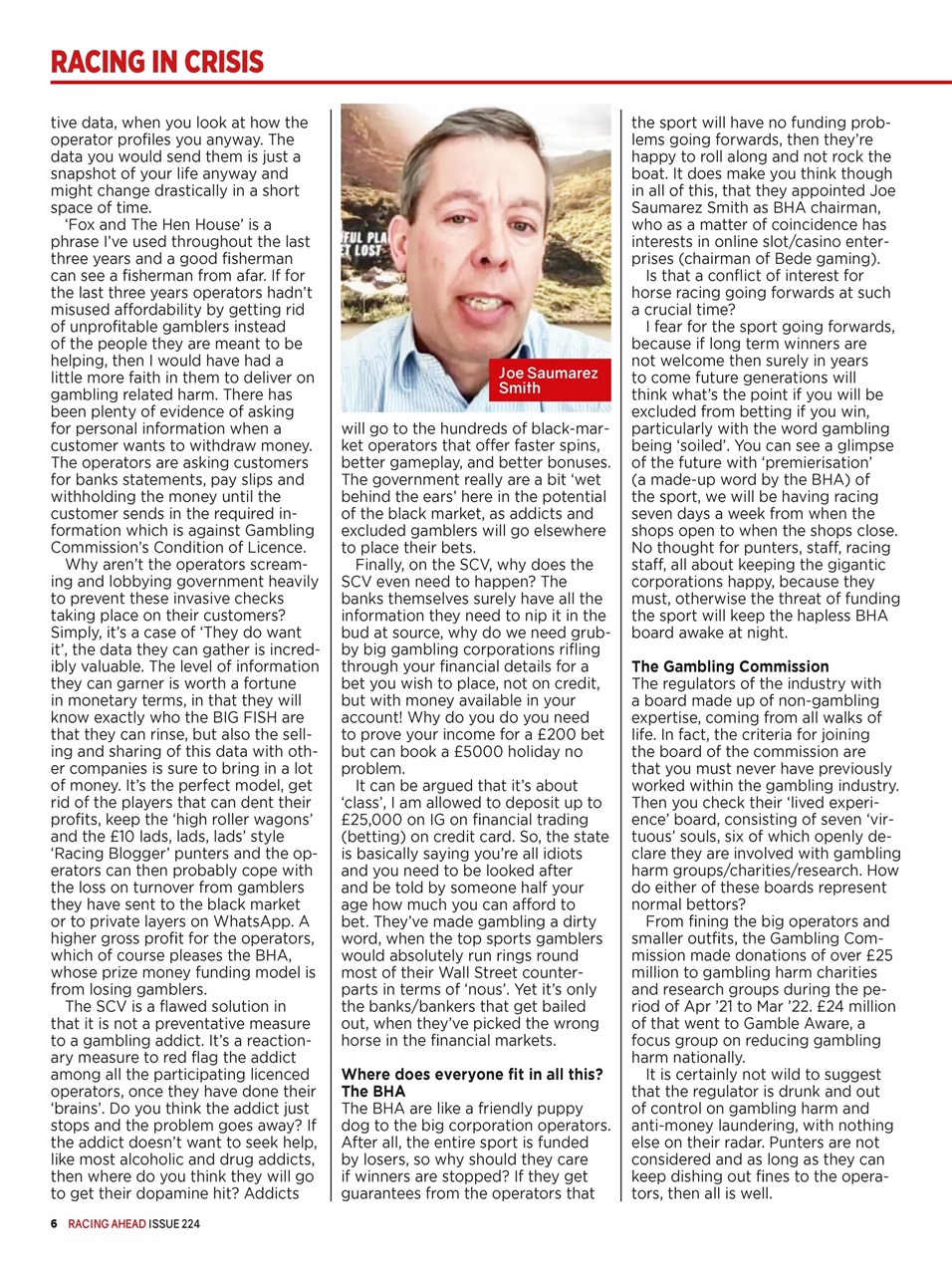 Racing Ahead Preview Pages