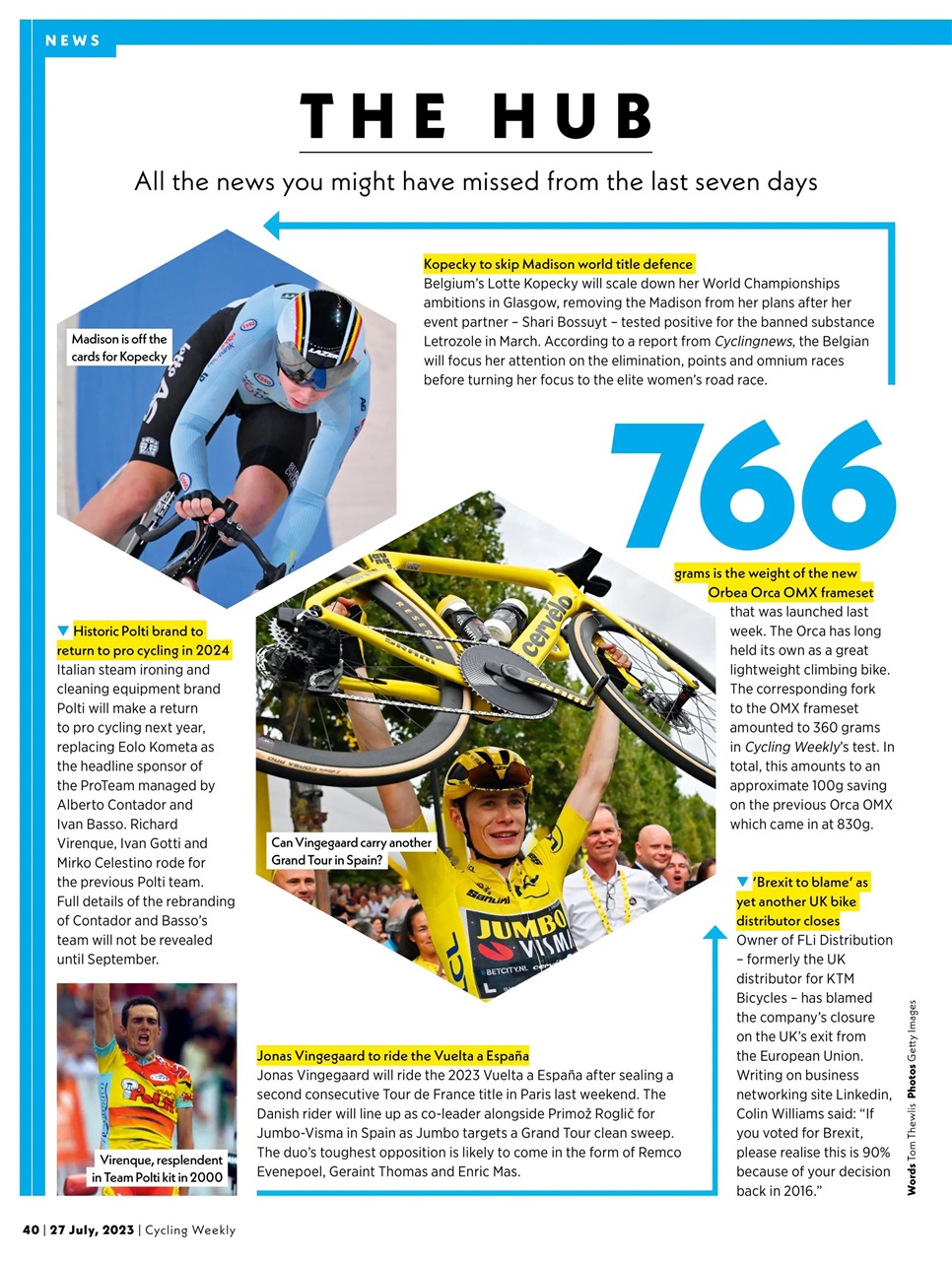 Cycling Weekly Preview Pages