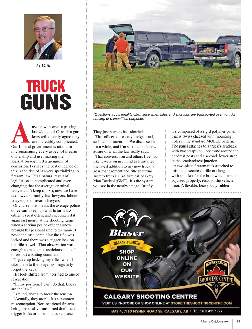Alberta Outdoors Preview Pages