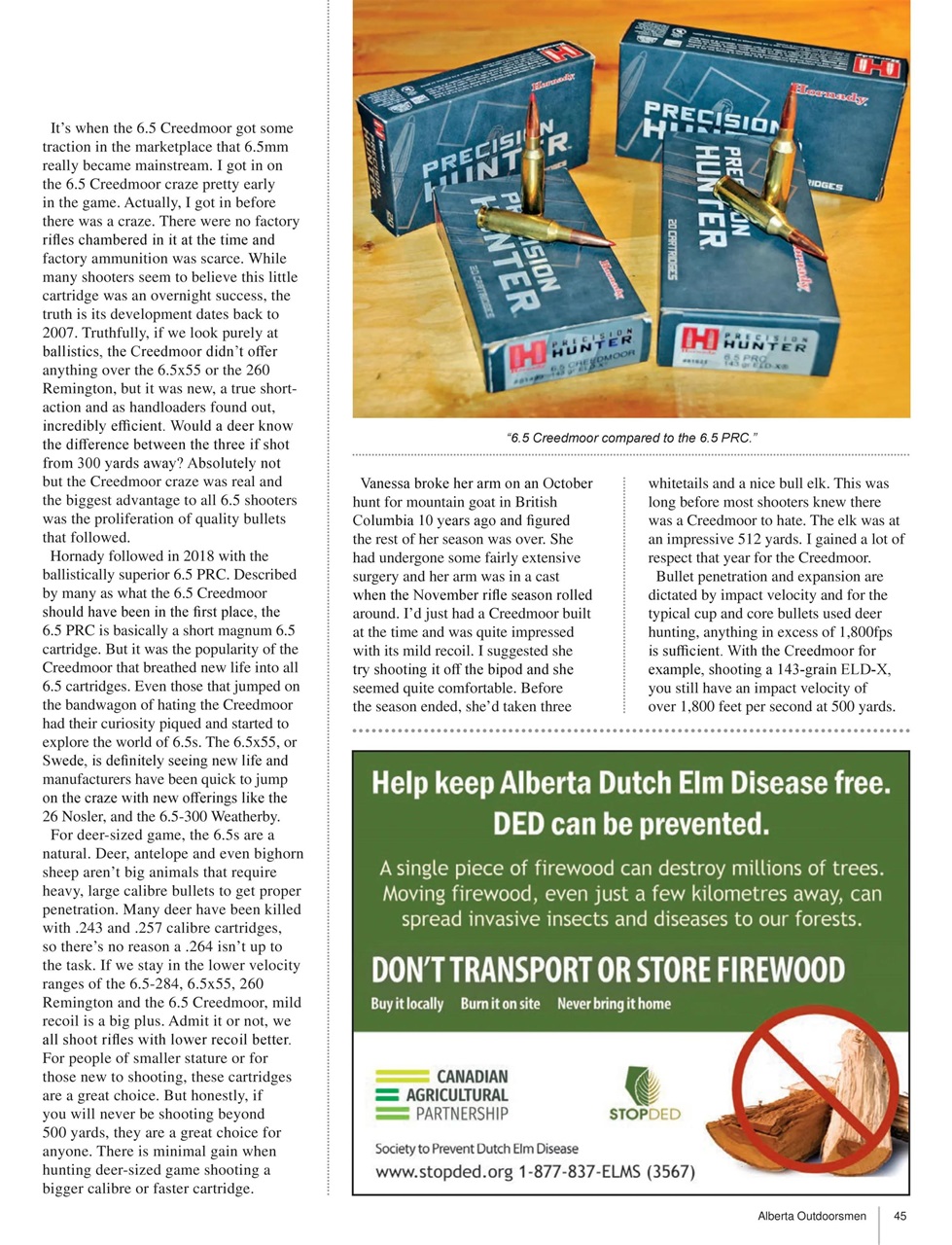 Alberta Outdoors Preview Pages